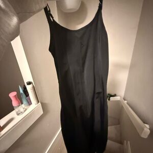 Elegant Black Shapewear Slip Dress